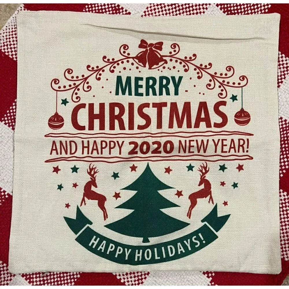 Christmas Throw Pillow Cover